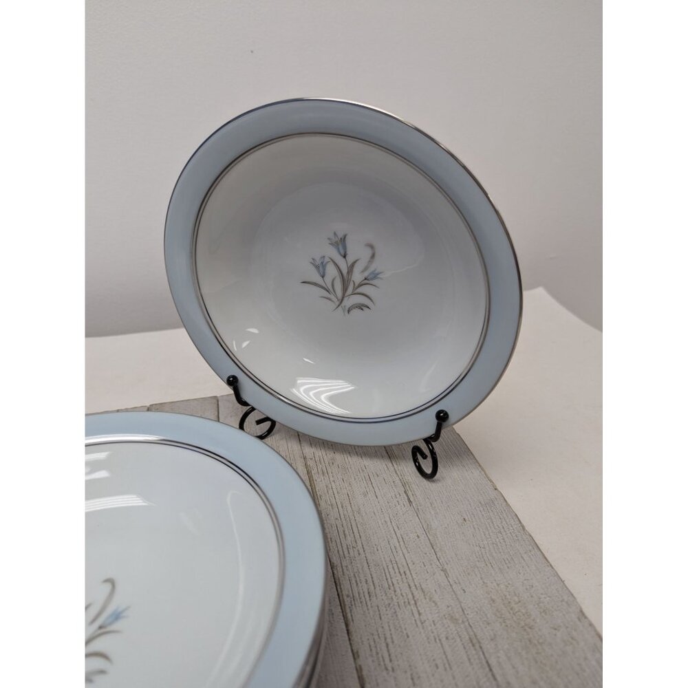 Set Of 4 Noritake Bluebell Soup Cereal Bowls 5558 Fine China - Picture 4 of 7